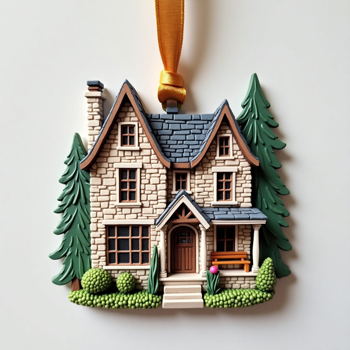 Personalized House Portrait Ornament